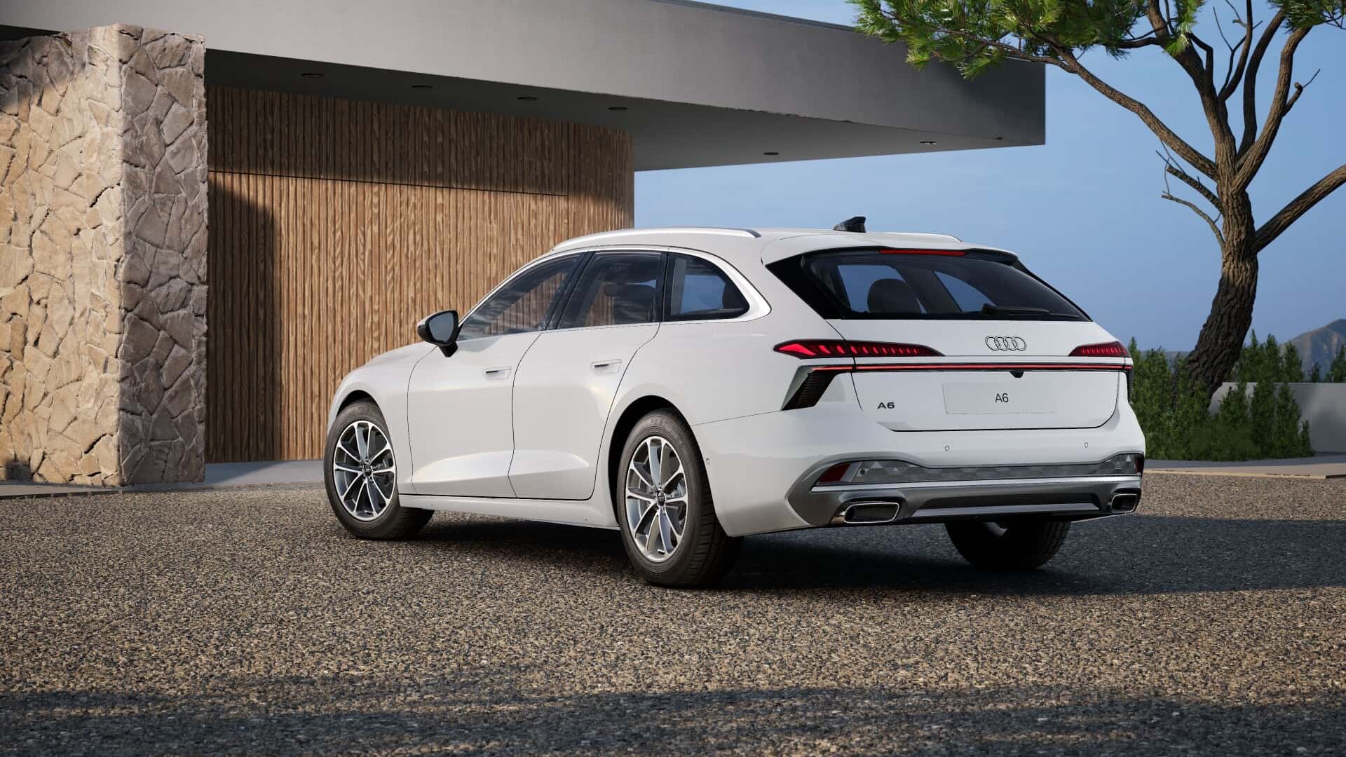 Дизайн Audi A6 Avant 2025 у базовій комплектації