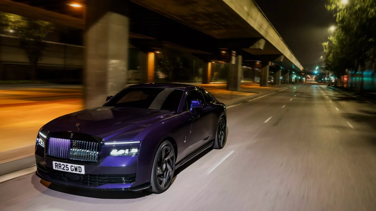 2025 Rolls-Royce Spectre Black Badge Rear View