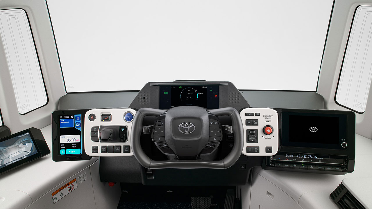 Електромобіль Toyota e-Palette у русі
