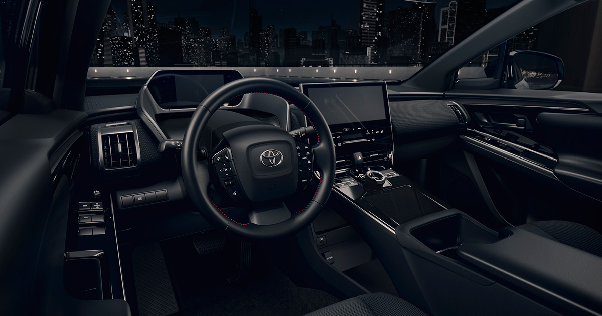 2025 Toyota bZ4X Nightshade Edition - Wind Chill Pearl - Vue arrière