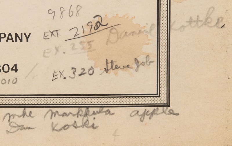 Manuel de l'Apple-1 avec notes