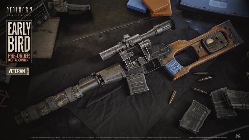 Fusil, combinaison et sac à dos - Les développeurs de Stalker 2 : Heart of Chornobyl ont révélé les objets que les joueurs recevront en pré-commande.-3