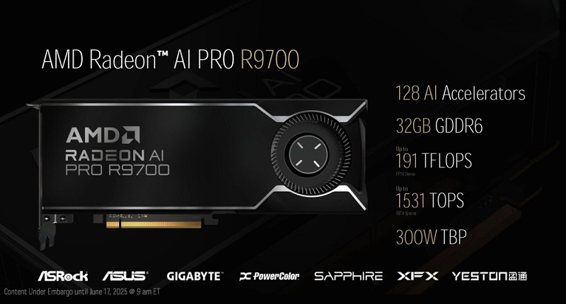 Графічні прискорювачі Radeon AI PRO 9000
