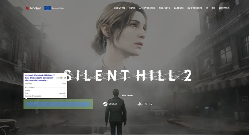 Знімок із гри Silent Hill 2
