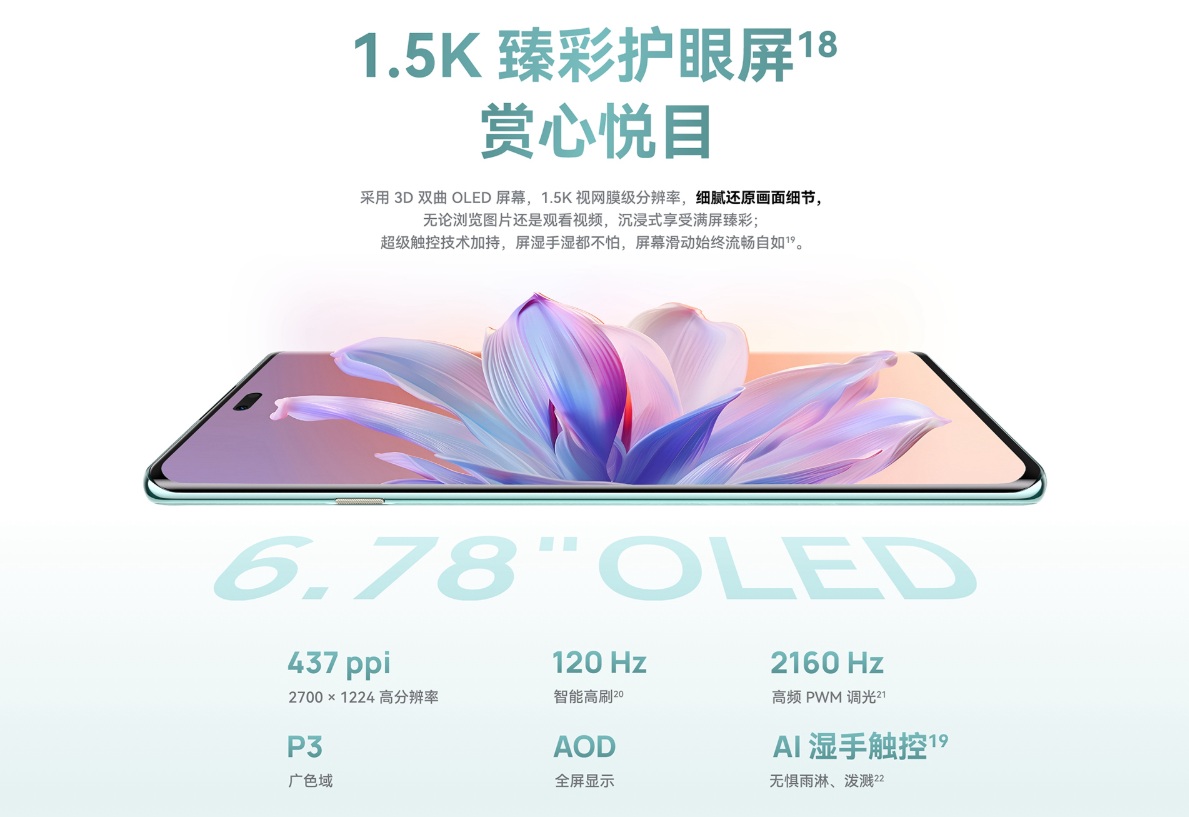 Характеристики екрану Huawei Enjoy 70X
