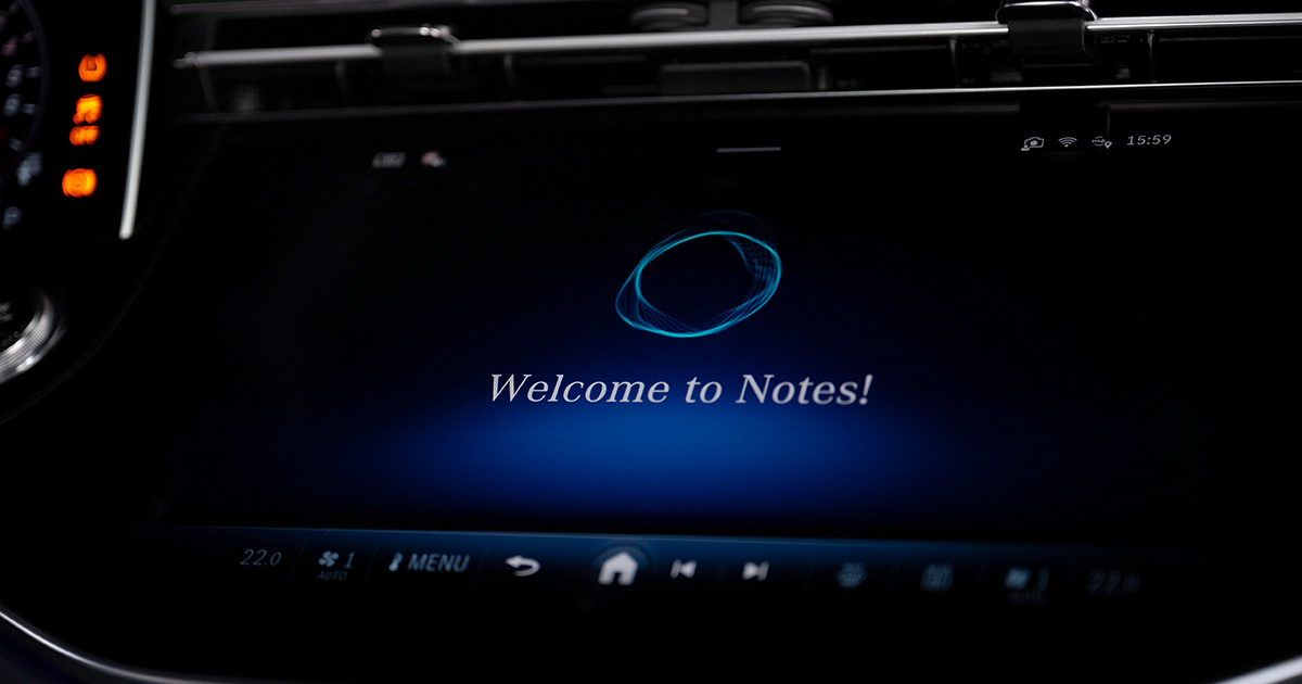 MBUX Notes from Mercedes-Benz
