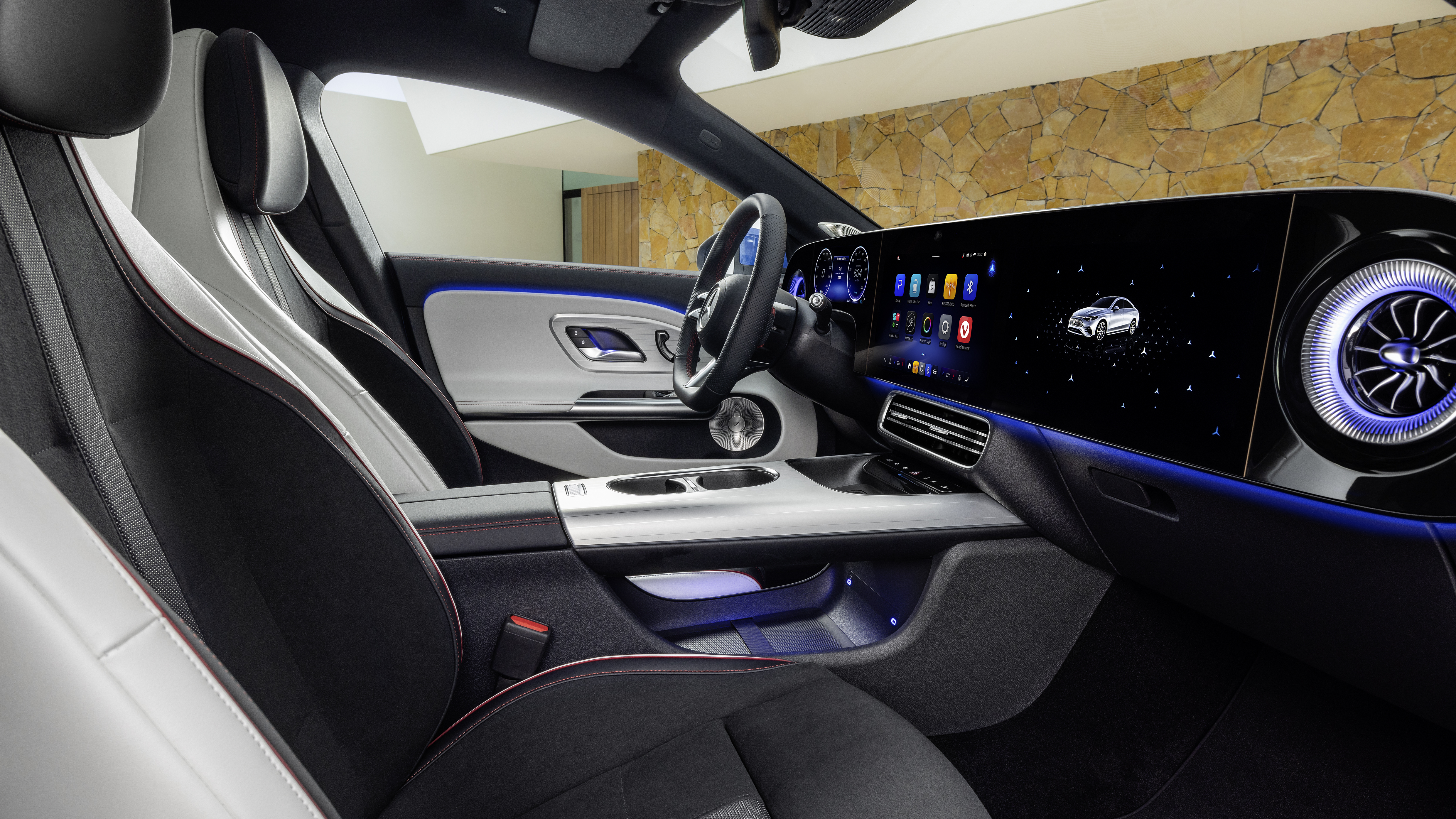 Interior of the new Mercedes-Benz CLA