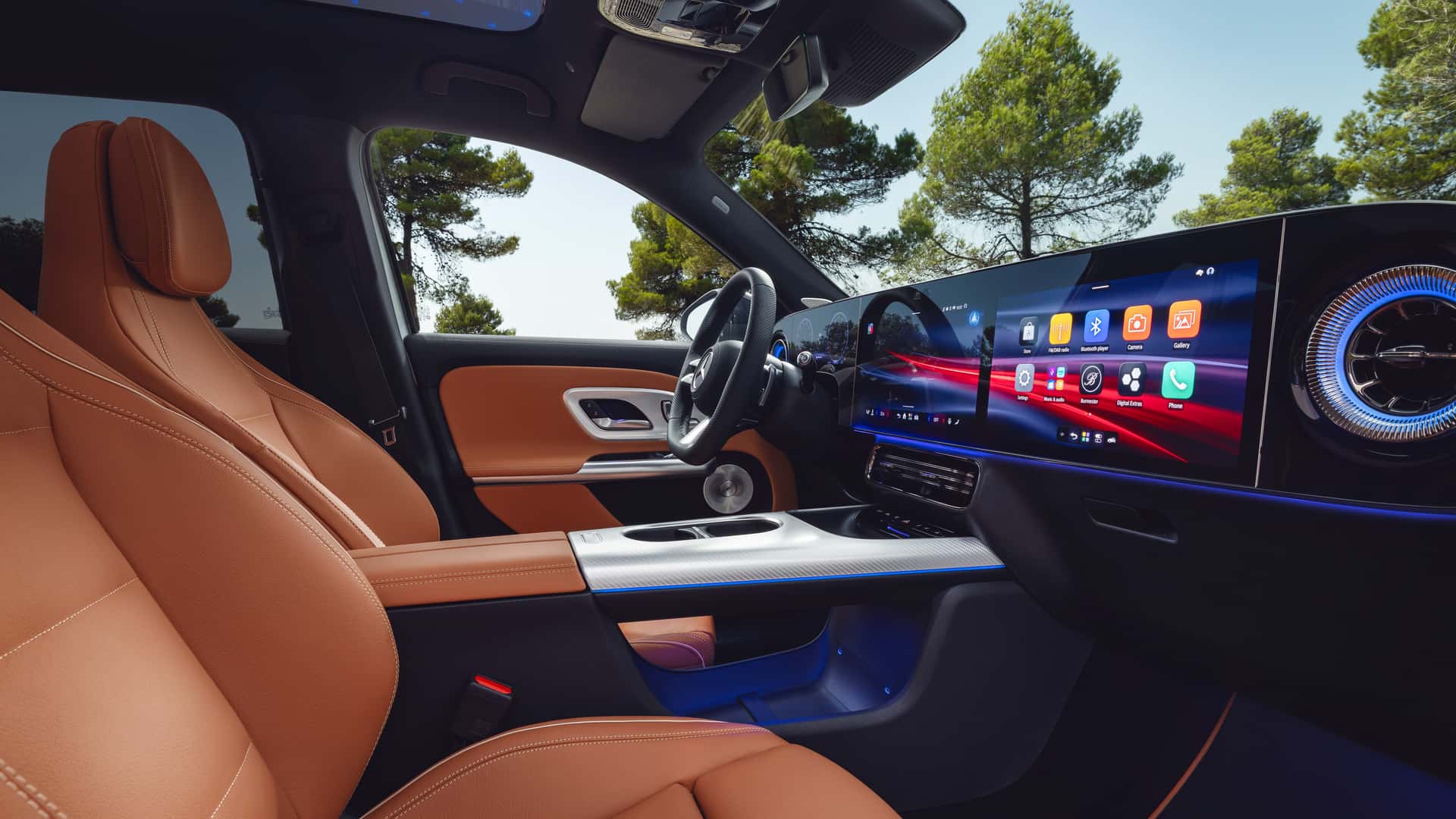 Діагональний вигляд на Mercedes-Benz GLB 2026 - 2