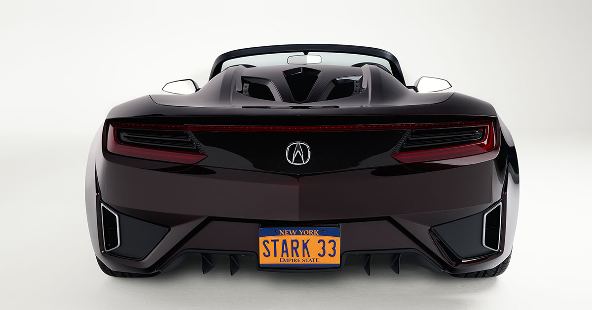Acura NSX Roadster - вид сбоку