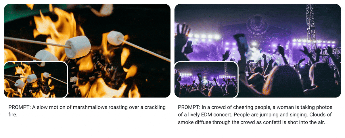 Example of Veo work: video generation from text