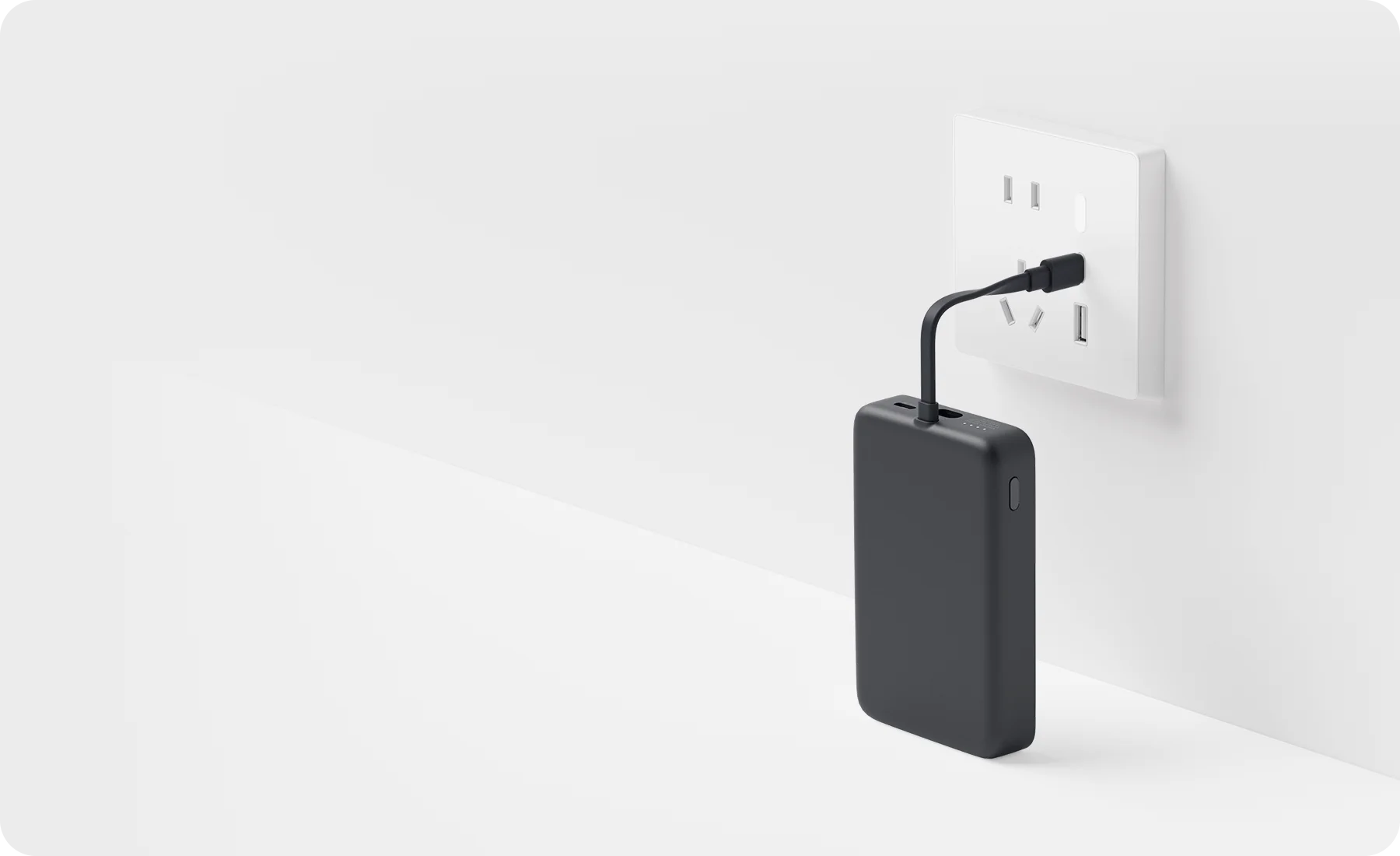 Power Bank 33W Magnetic Power Bank 10000 in black