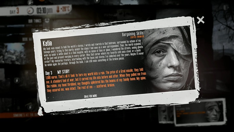 11 bit soutiendra les victimes de la guerre : Les développeurs de This War of Mine sortiront le DLC Forget Celebrations Charity, dont les bénéfices seront reversés à des associations caritatives.-4