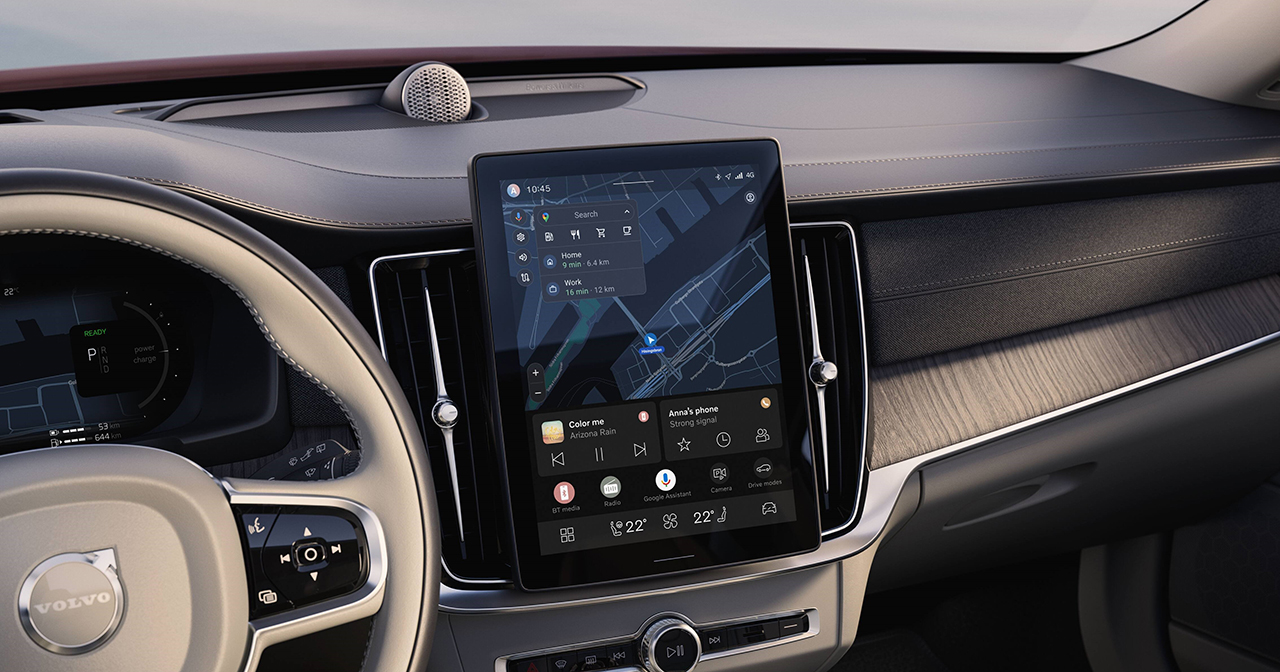 Інтер'єр оновленого Volvo S90 з поліпшеною шумоізоляцією