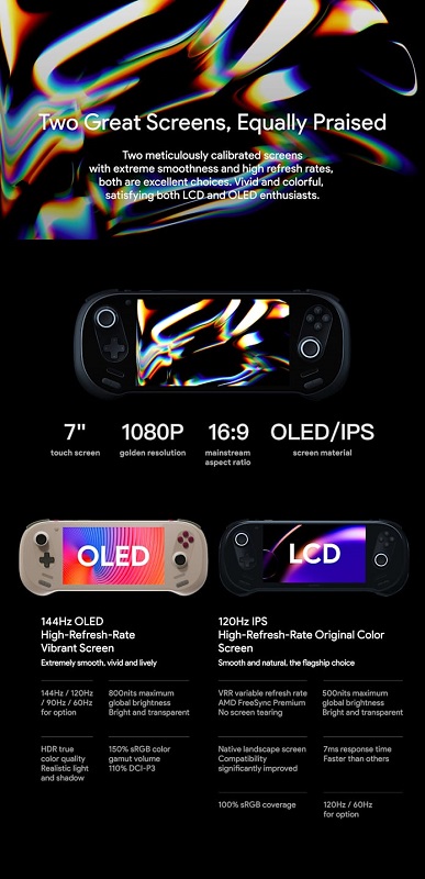 AYANEO 3 - the first portable game console with modular buttons