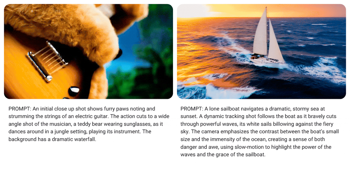 Example of Veo work: generating video from image