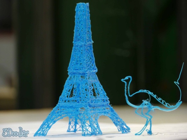 Сегодня на Kickstarter стартовал проект 3Doodler - ручка, которой можно рисовать в пространстве-2 Сегодня на Kickstarter стартовал проект 3Doodler - ручка, которой можно рисовать в пространстве-2