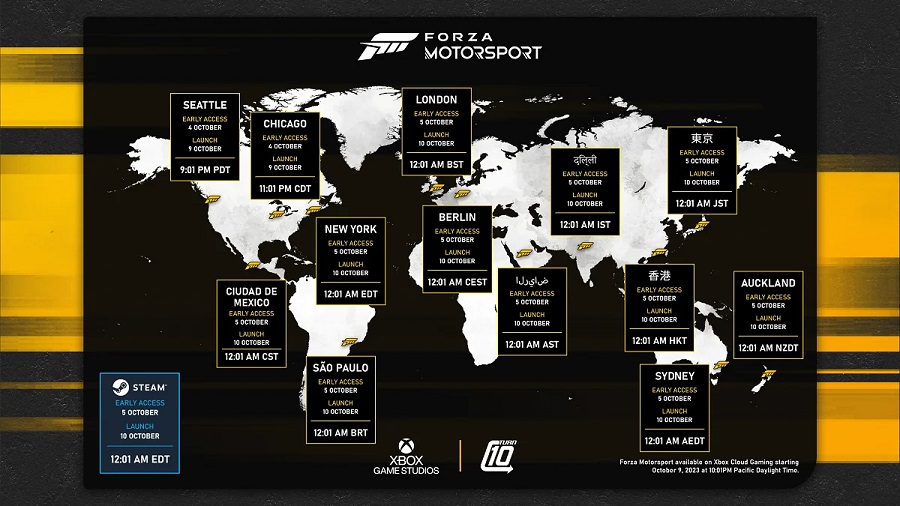 Take your pick: Forza Motorsport developers have published a list of 500 cars that will be available in the game, and indicated the exact time of release of the racing simulator in different regions-2
