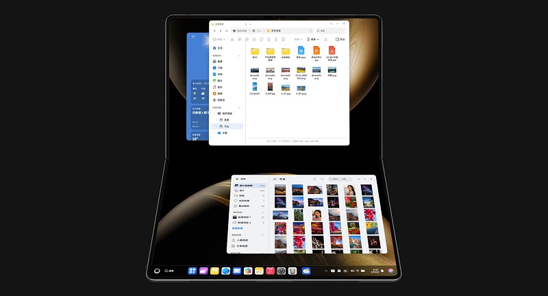 MateBook Fold Ultimate Design - vue dépliée