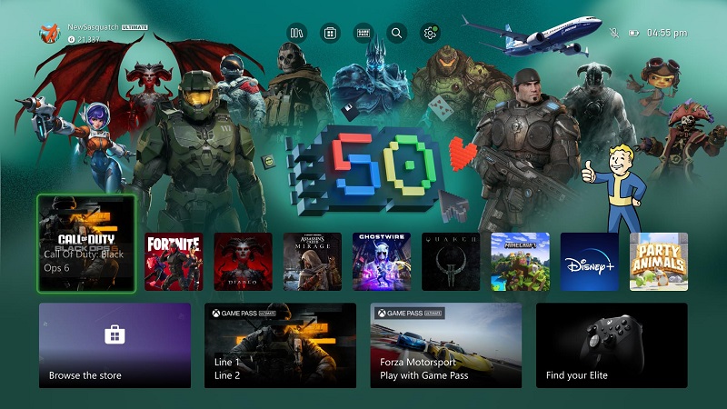 Тема 50-летия Microsoft