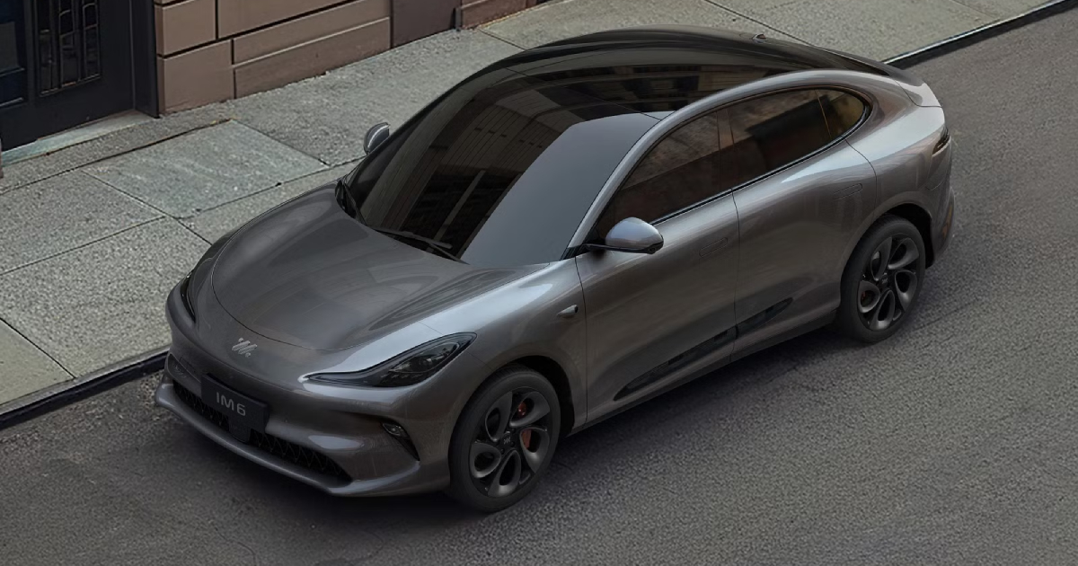 Silhouette du crossover électrique MG IM6