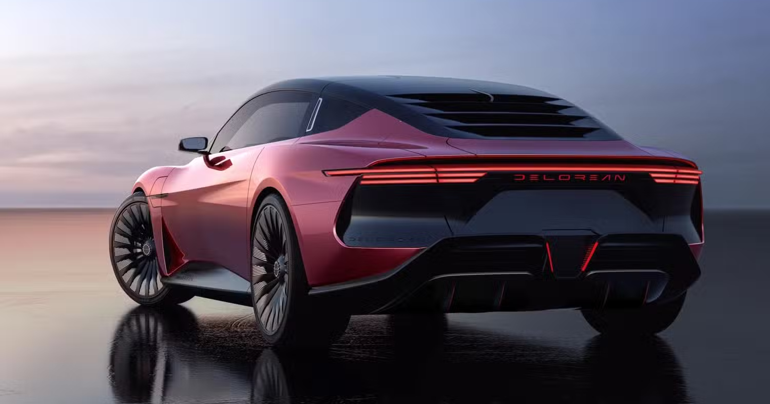 DeLorean electric concept.