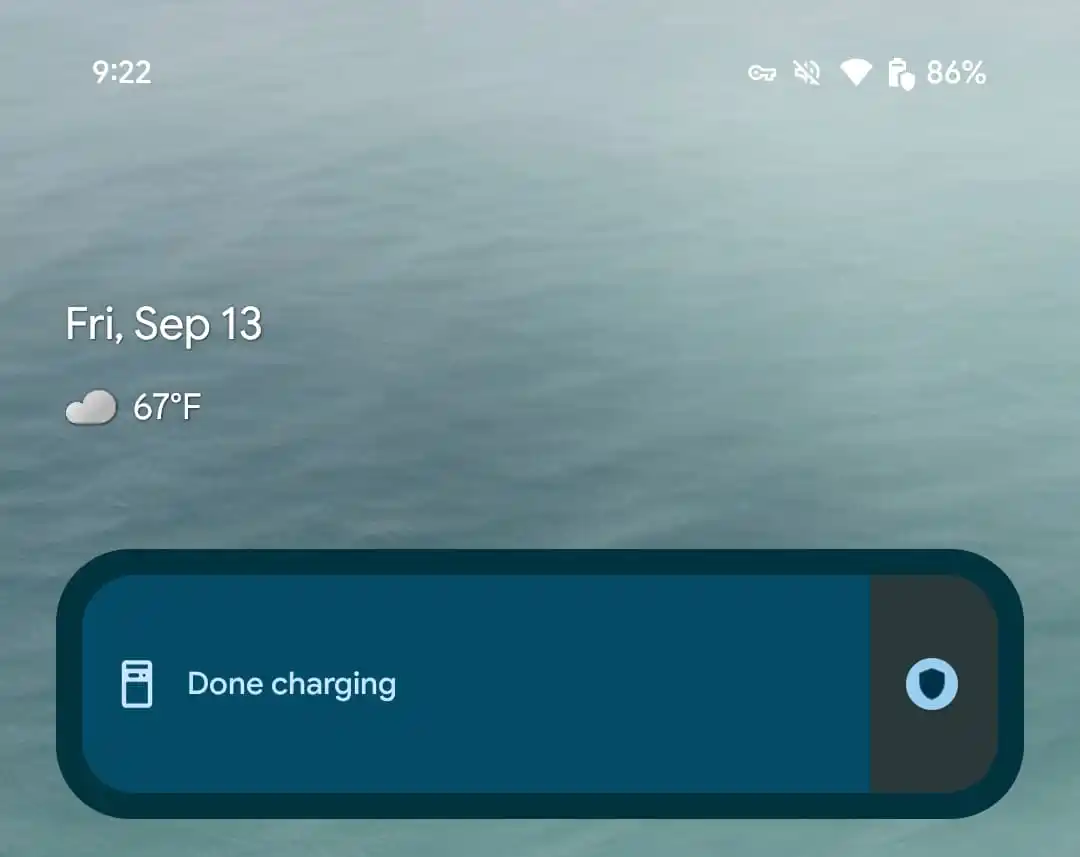 Interface mise à jour du Pixel 9