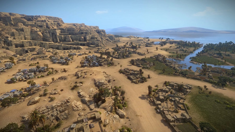 На перших скриншотах Total War: Pharaoh розробники показали величне місто Стародавнього Єгипту і захоплюючі піщані пейзажі пустелі-3