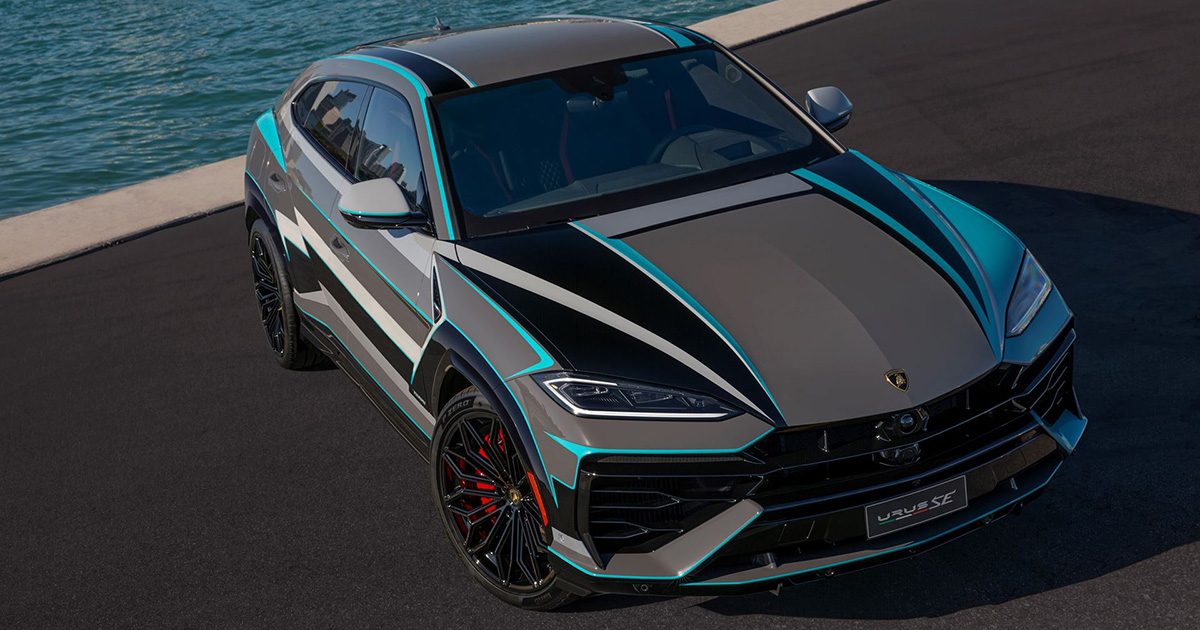 Інтер'єр Lamborghini Urus SE зі шкіряною оббивкою