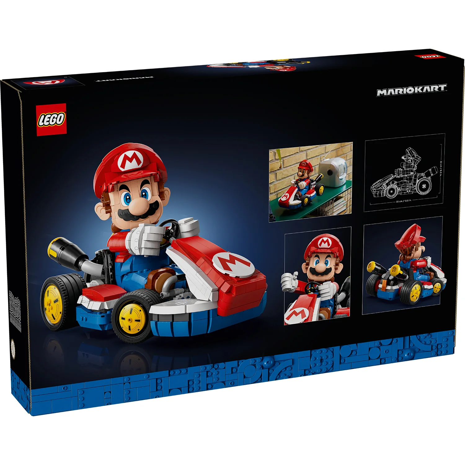 Mario figure in the car