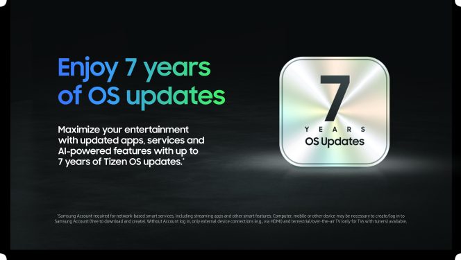 7 Year OS Badge for Samsung TVs