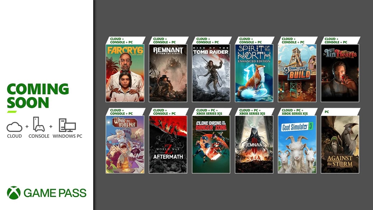 Microsoft's cool selection of games: the Game Pass service's list of new releases in December is officially unveiled