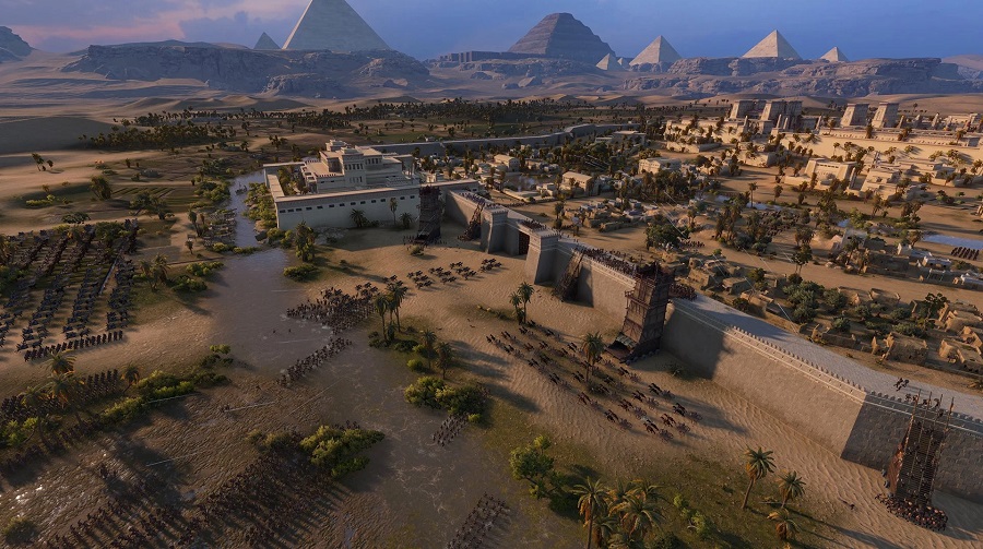 На перших скриншотах Total War: Pharaoh розробники показали величне місто Стародавнього Єгипту і захоплюючі піщані пейзажі пустелі-6