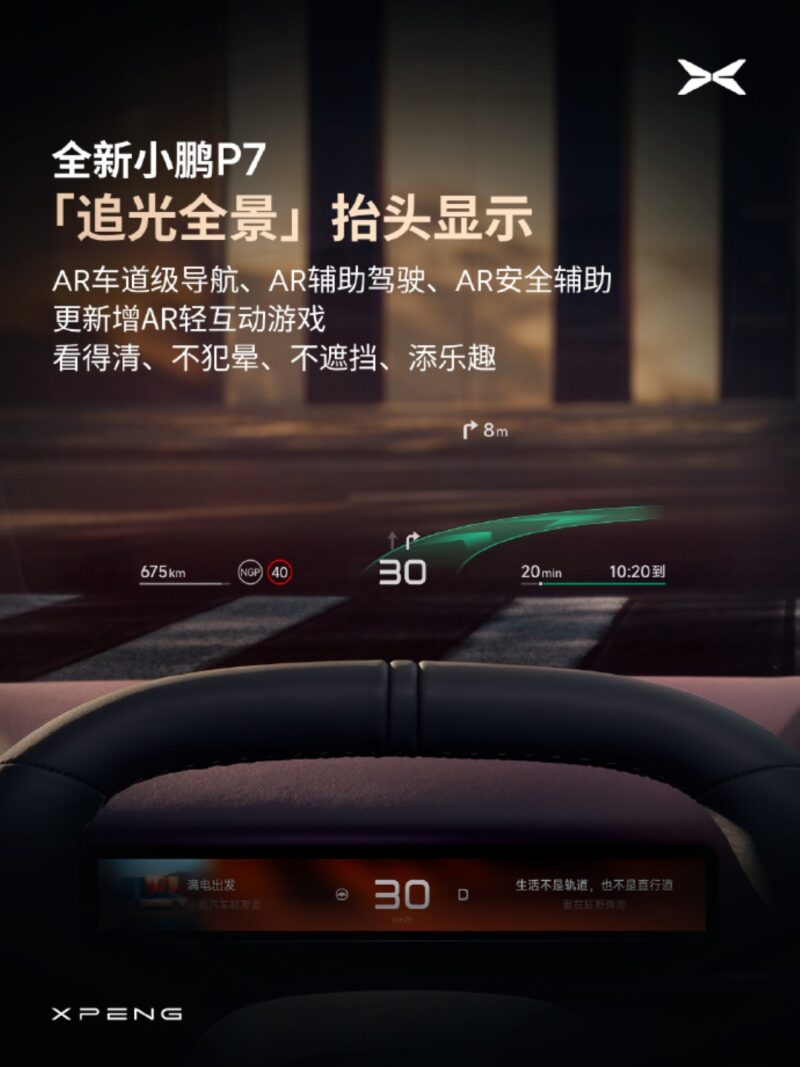 Спортивные сиденья в Xpeng P7