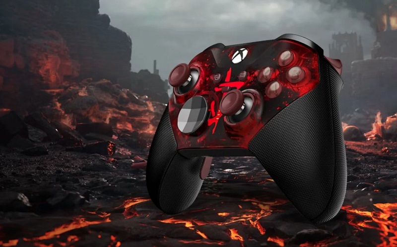 Контролер Xbox Elite Series 2 в стилі DOOM: The Dark Ages