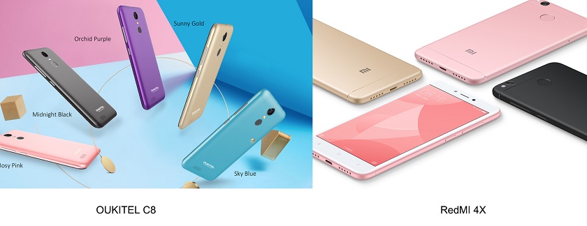 Безрамочный OUKITEL C8 против Xiaomi Redmi 4X-3 OUKITEL C8 1.jpg