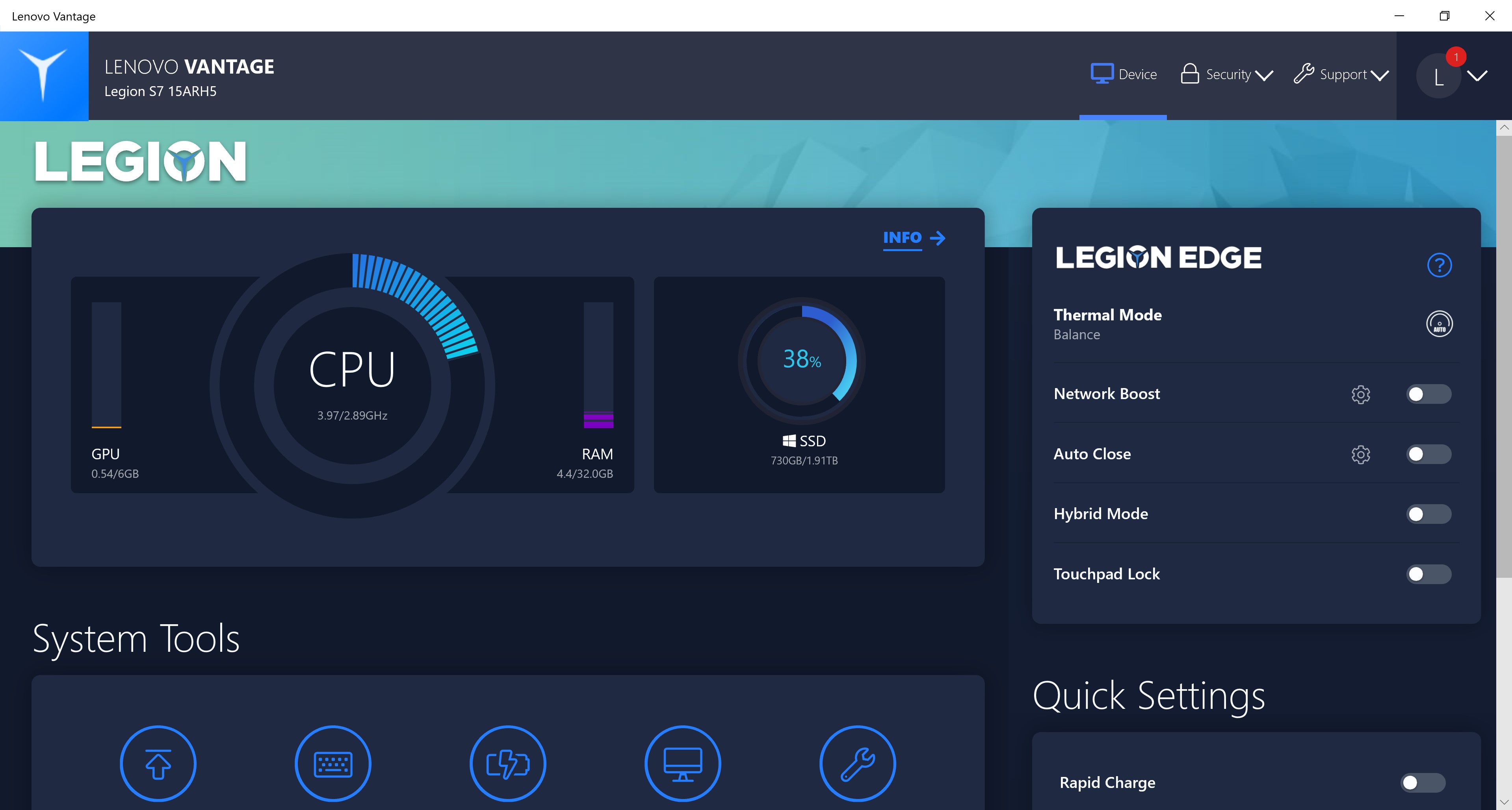 Обзор Lenovo Legion Slim 7: геймерский ноутбук с AMD Ryzen и nVidia GeForce RTX в тонком металлическом корпусе-129