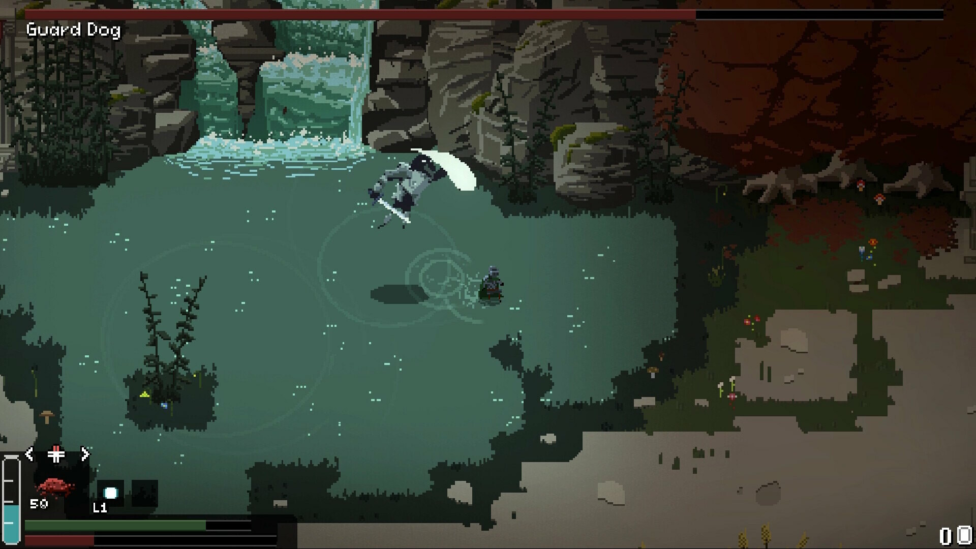 Screenshot from the game FOUNTAINS