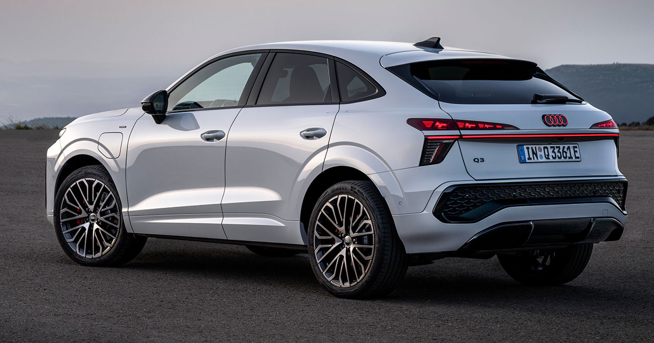 Задняя часть Audi Q3 Sportback