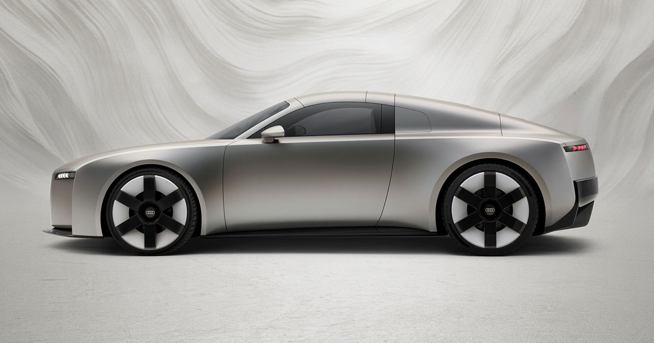 Вид сбоку Audi Concept C