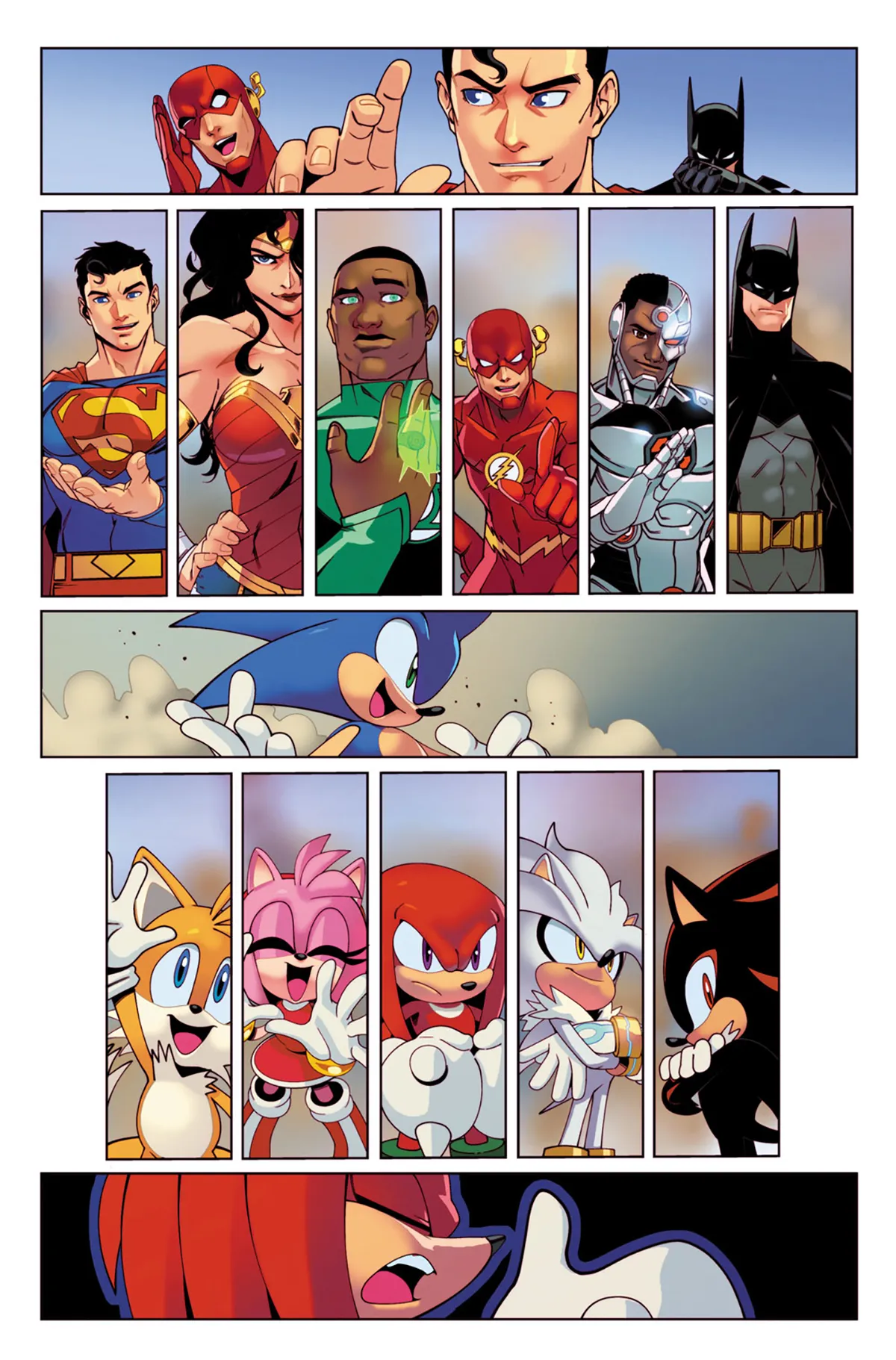 Персонажі коміксу DC X Sonic the Hedgehog