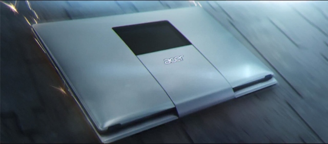 Acer слегка показала ноутбук с необычным механизмом раскрытия (видео) Acer слегка показала ноутбук с необычным механизмом раскрытия (видео)