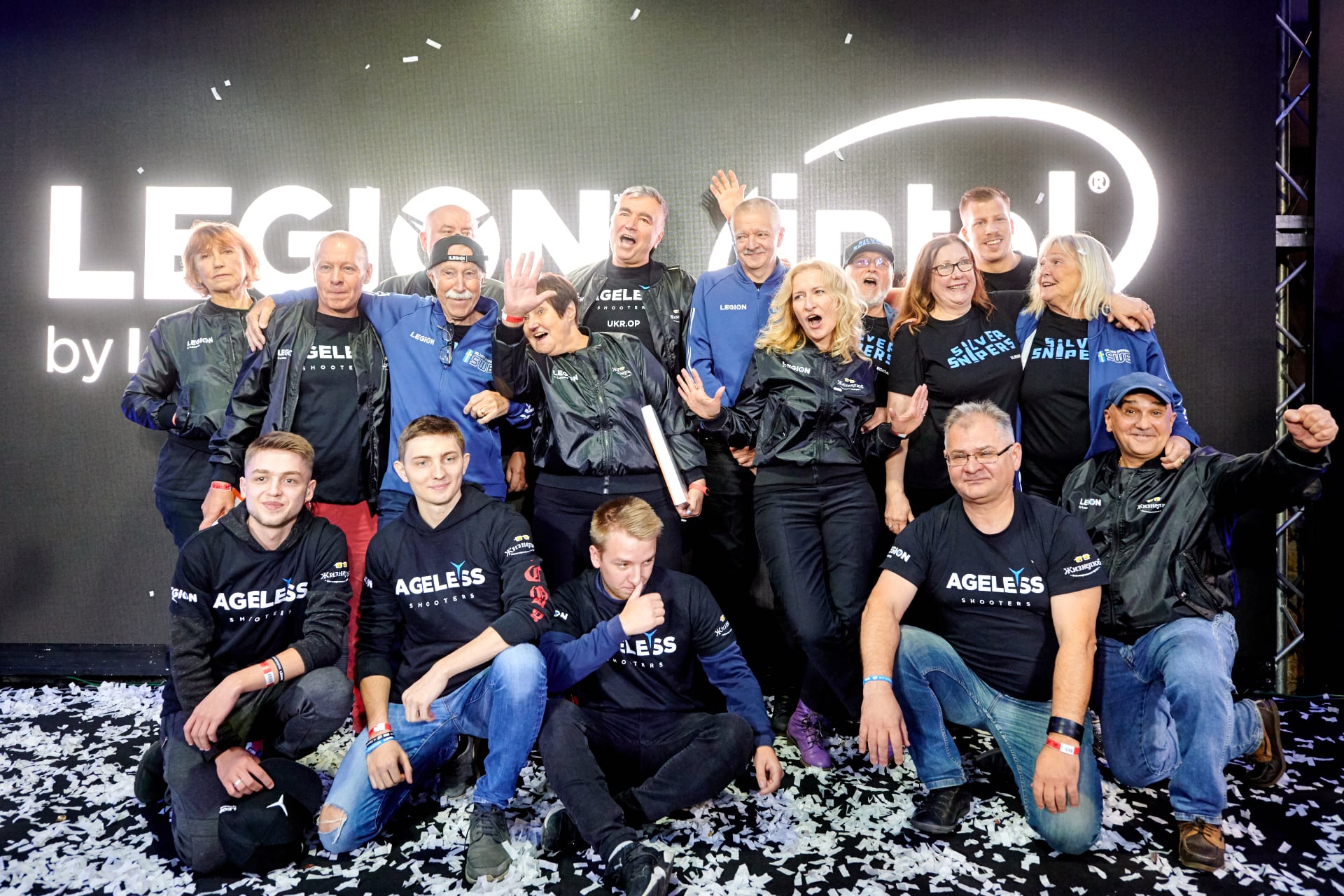 The Ageless Shooters team. Illustration: Lenovo press service
