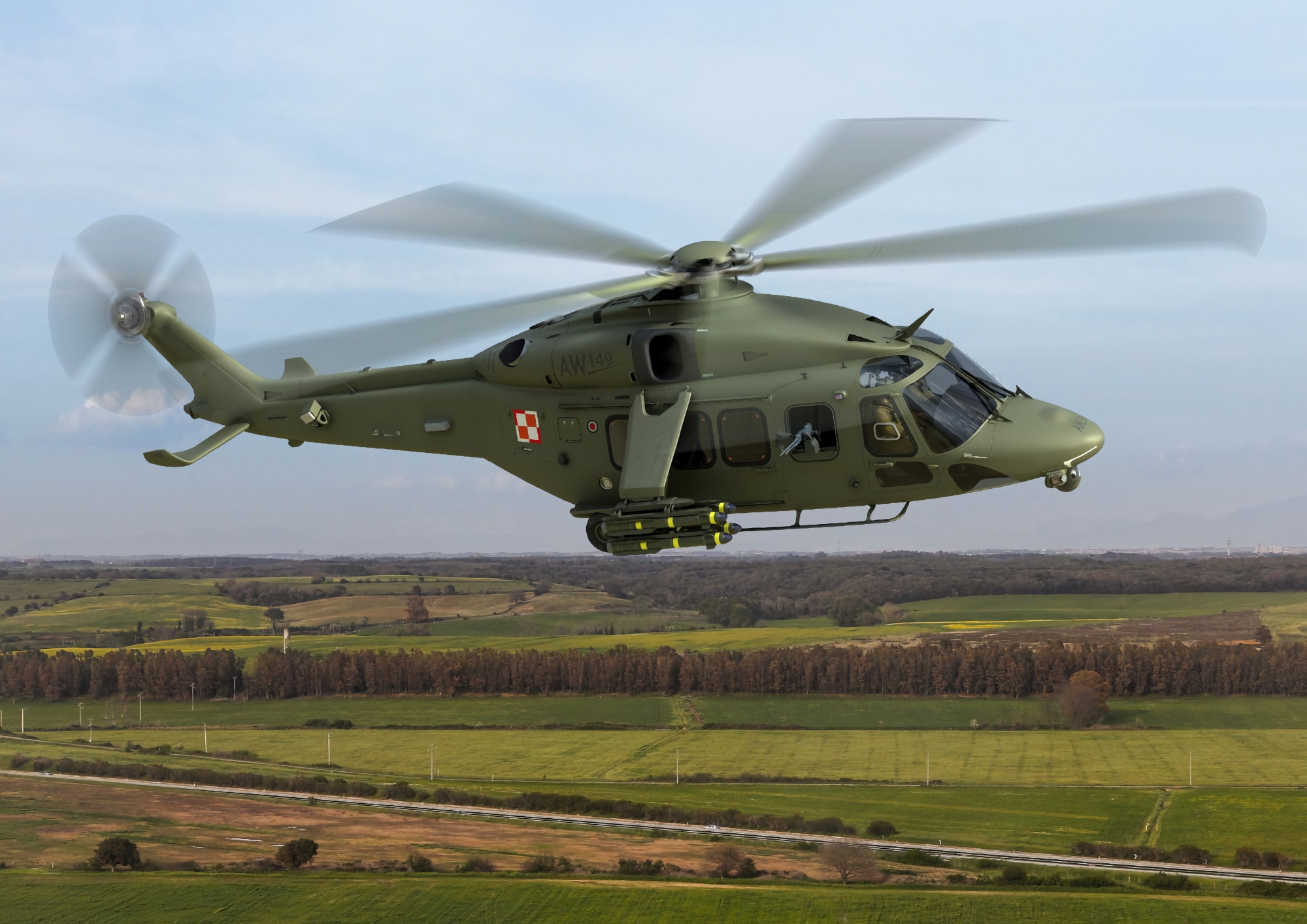 L'armée polonaise a reçu le premier lot d'hélicoptères AgustaWestland AW149