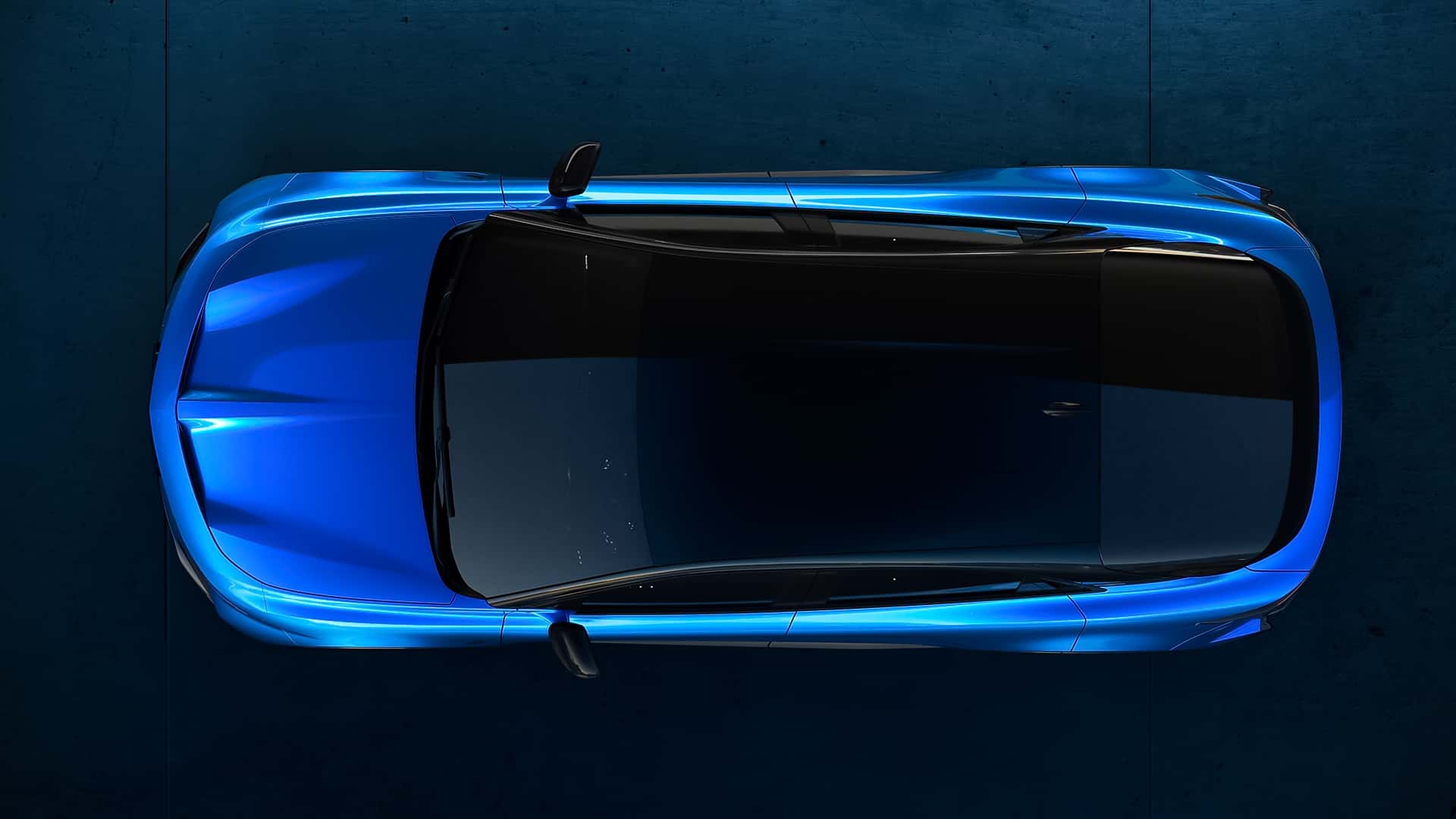 Alpine A390 from a side view