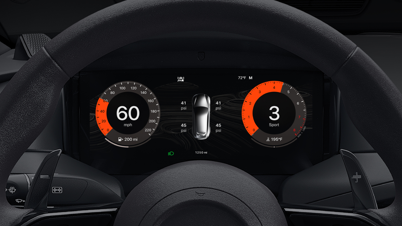 Теми приладової панелі CarPlay Ultra
