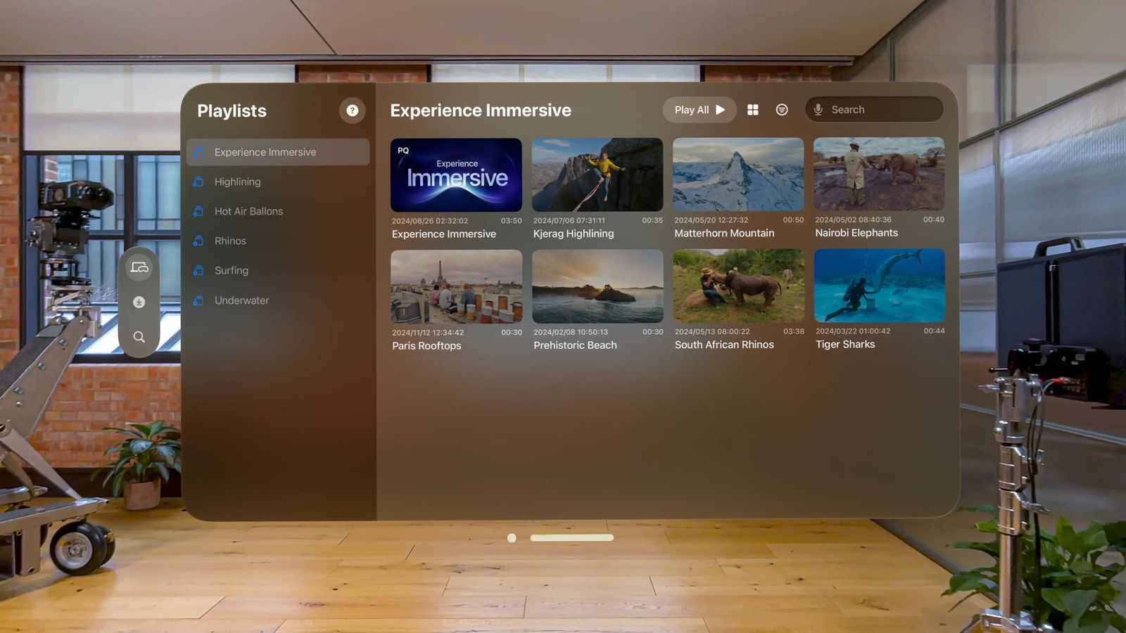Apple Immersive Video Utility with Vision Pro integration