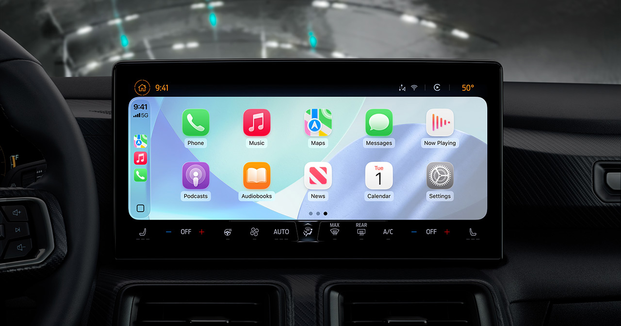 CarPlay design in light mode