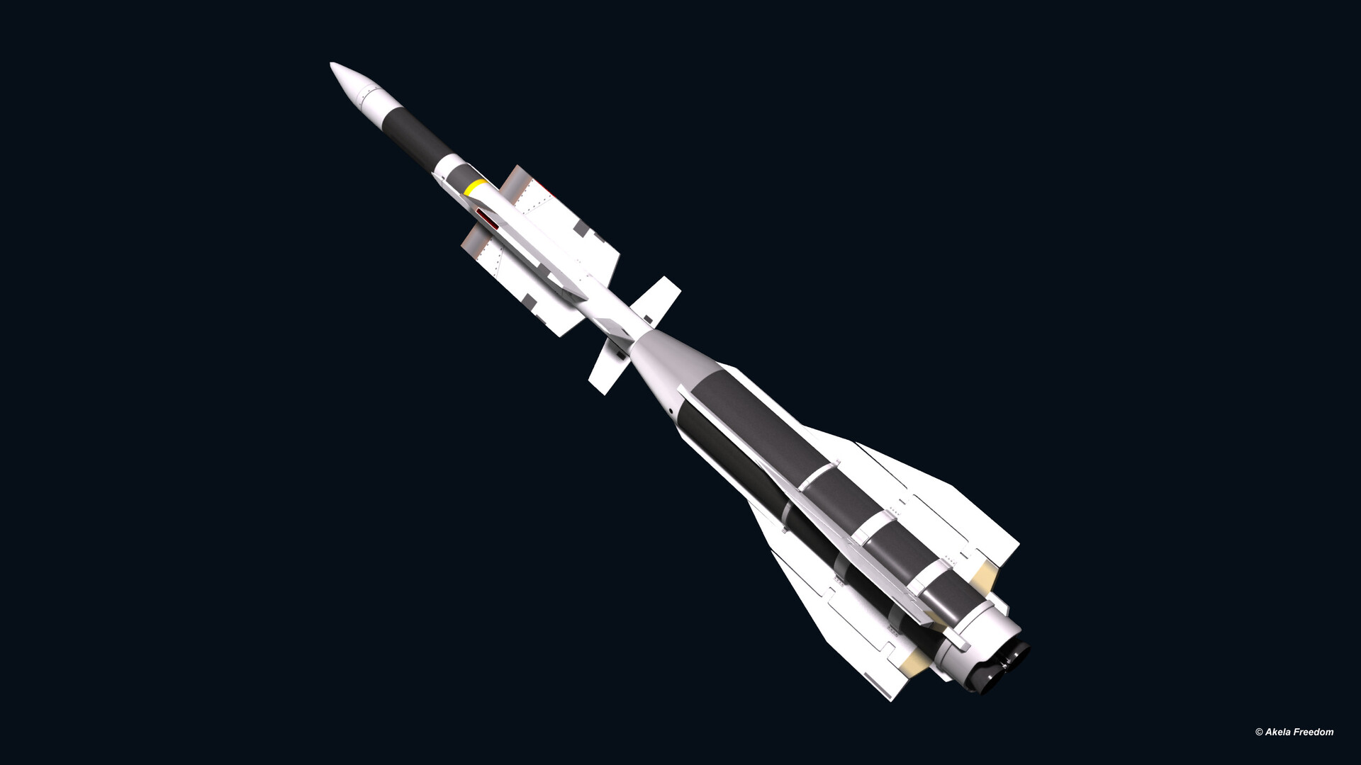 Aster 30 anti-aircraft missile. Illustration: Akela Freedom