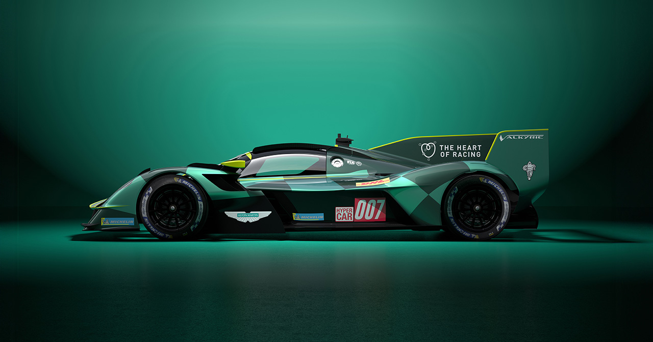 Aston Martin Valkyrie LMH during the race.