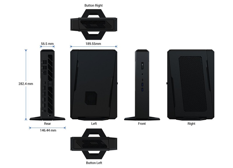 ASUS NUC 15 Performance зворотний вигляд